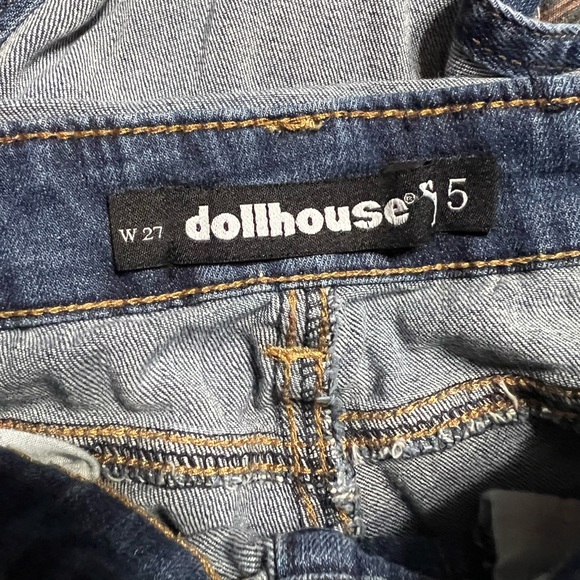 Dollhouse Overalls Distressed Size 5 W27 - Picture 3 of 3